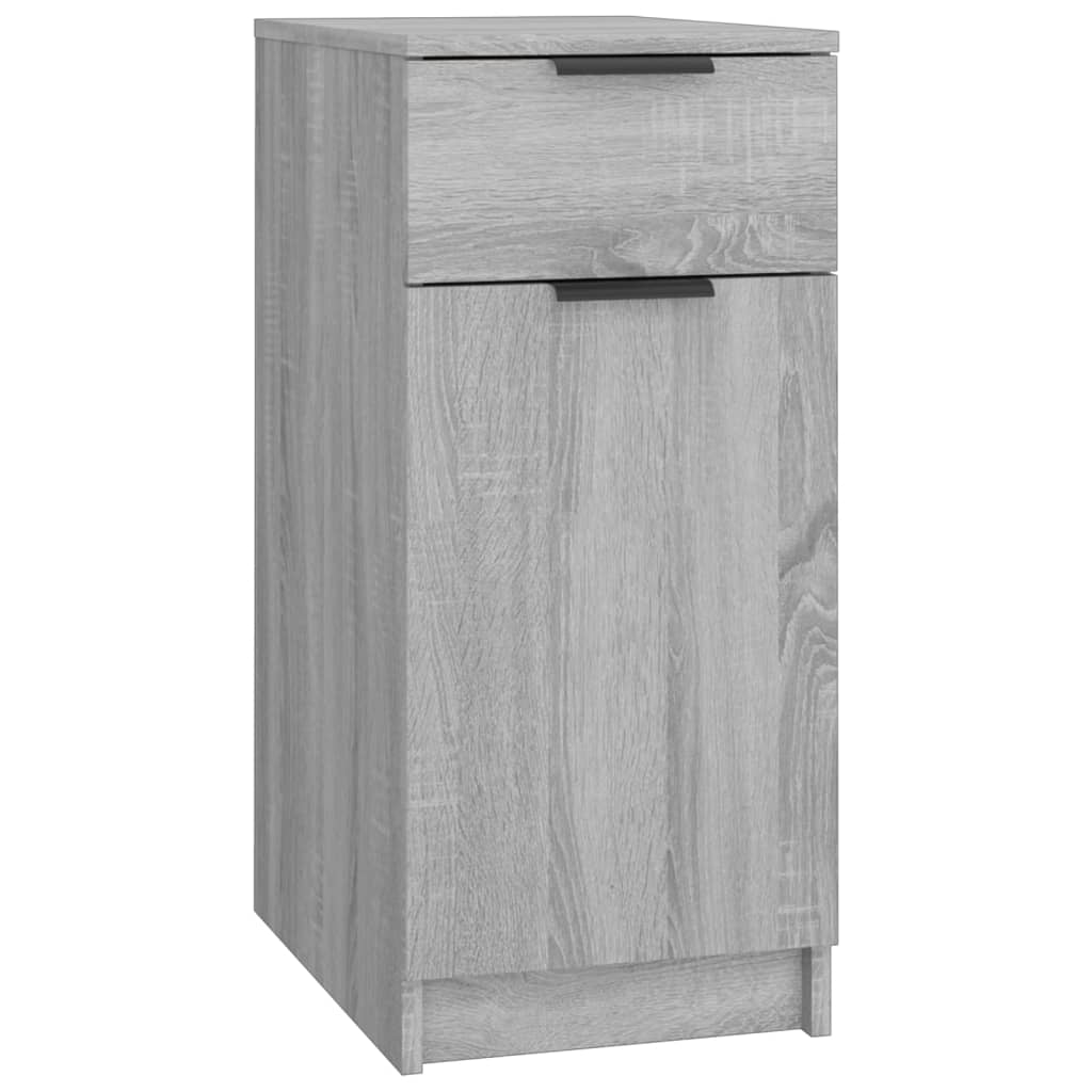 Pöytäkaappi harmaa Sonoma 33,5x50x75 cm tekninen puu - Sisustajankoti.fi