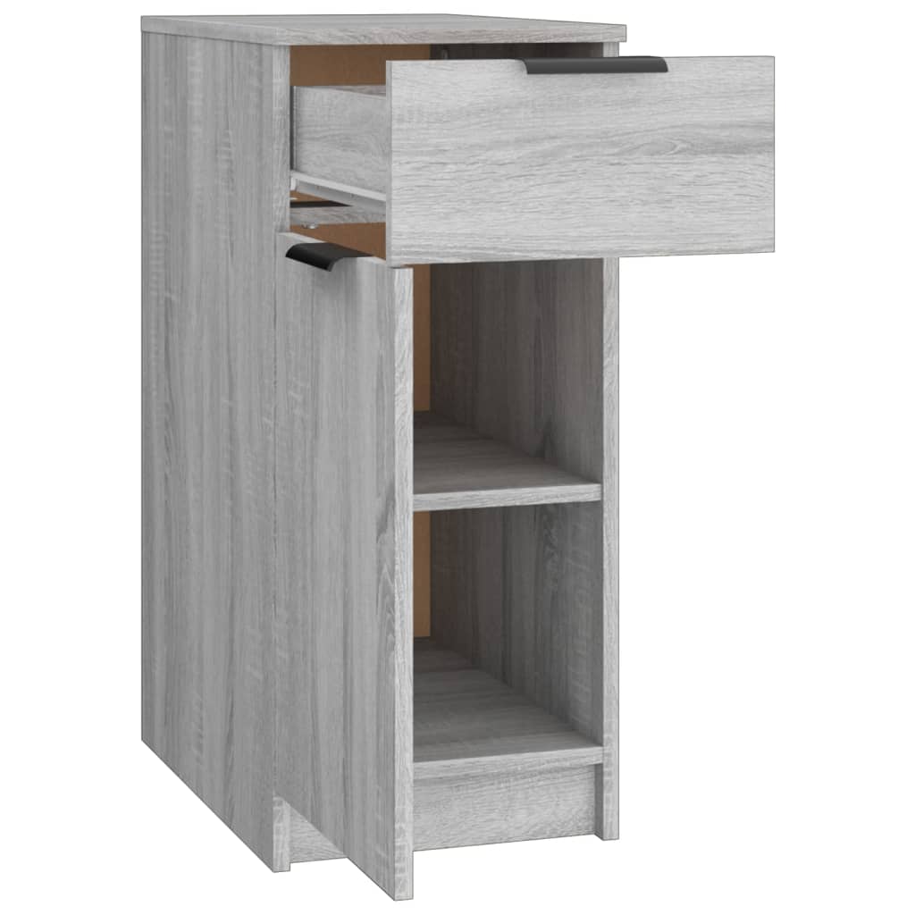 Pöytäkaappi harmaa Sonoma 33,5x50x75 cm tekninen puu - Sisustajankoti.fi