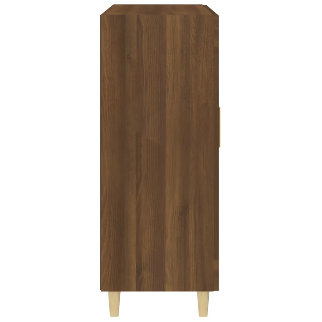 Senkki ruskea tammi 69,5x34x90 cm tekninen puu - Sisustajankoti.fi
