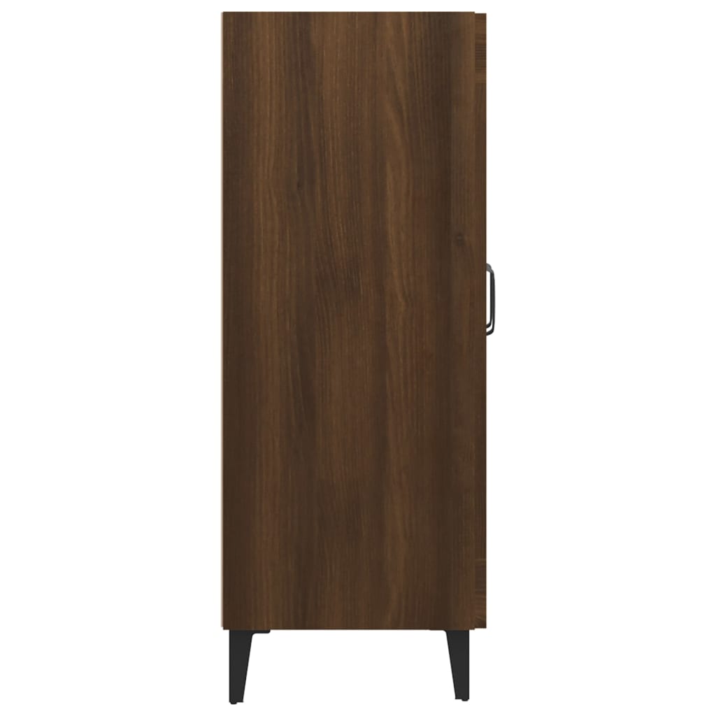 Senkki ruskea tammi 69,5x34x90 cm tekninen puu - Sisustajankoti.fi