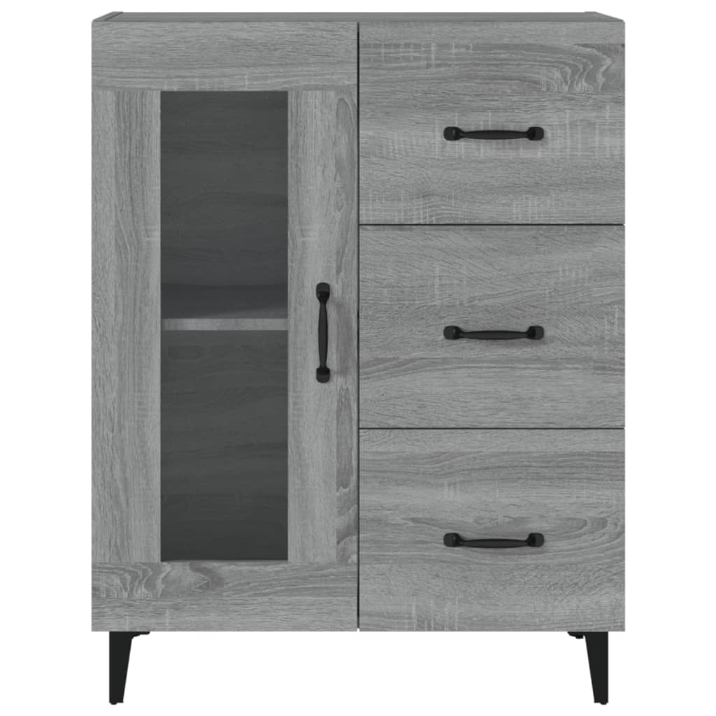 Senkki harmaa Sonoma 69,5x34x90 cm tekninen puu - Sisustajankoti.fi