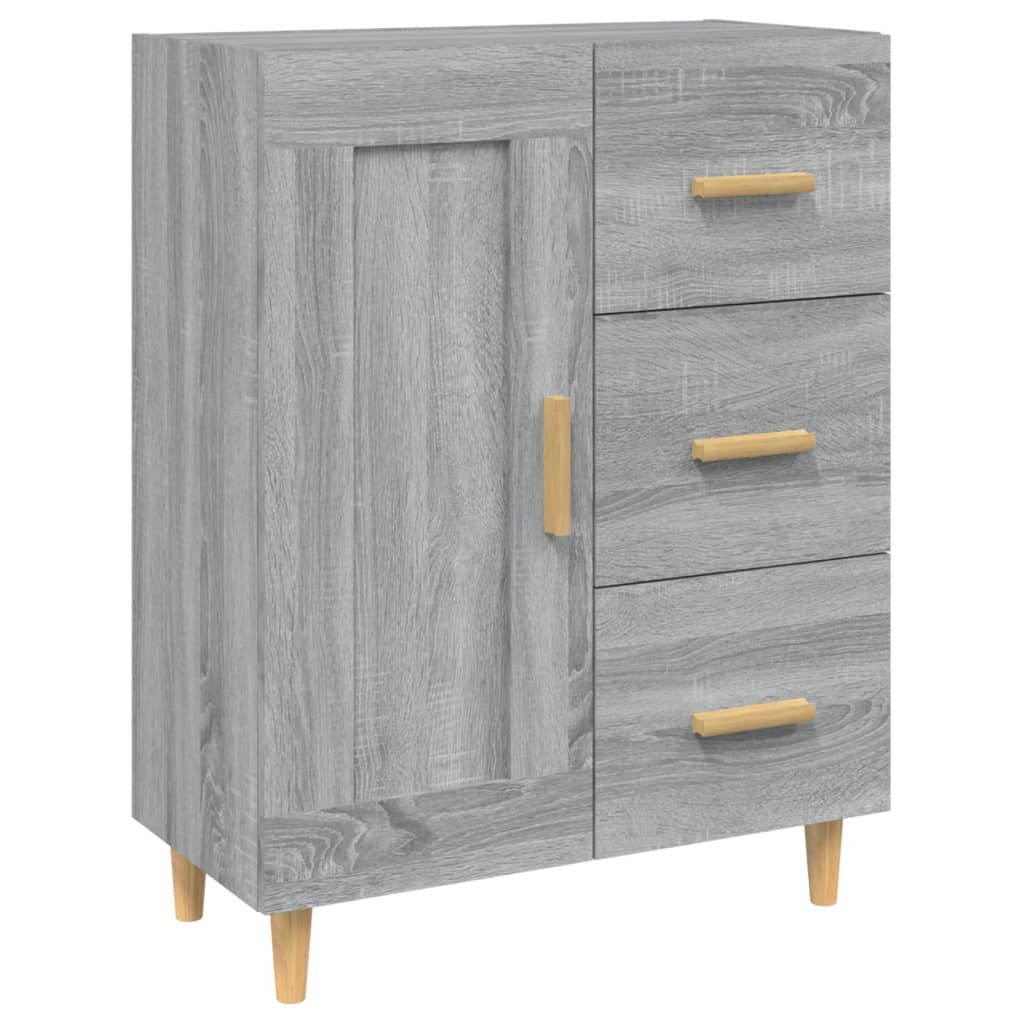 Senkki harmaa Sonoma 69,5x34x90 cm tekninen puu - Sisustajankoti.fi