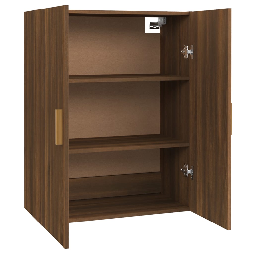 Riippuva seinäkaappi ruskea tammi 69,5x34x90 cm - Sisustajankoti.fi