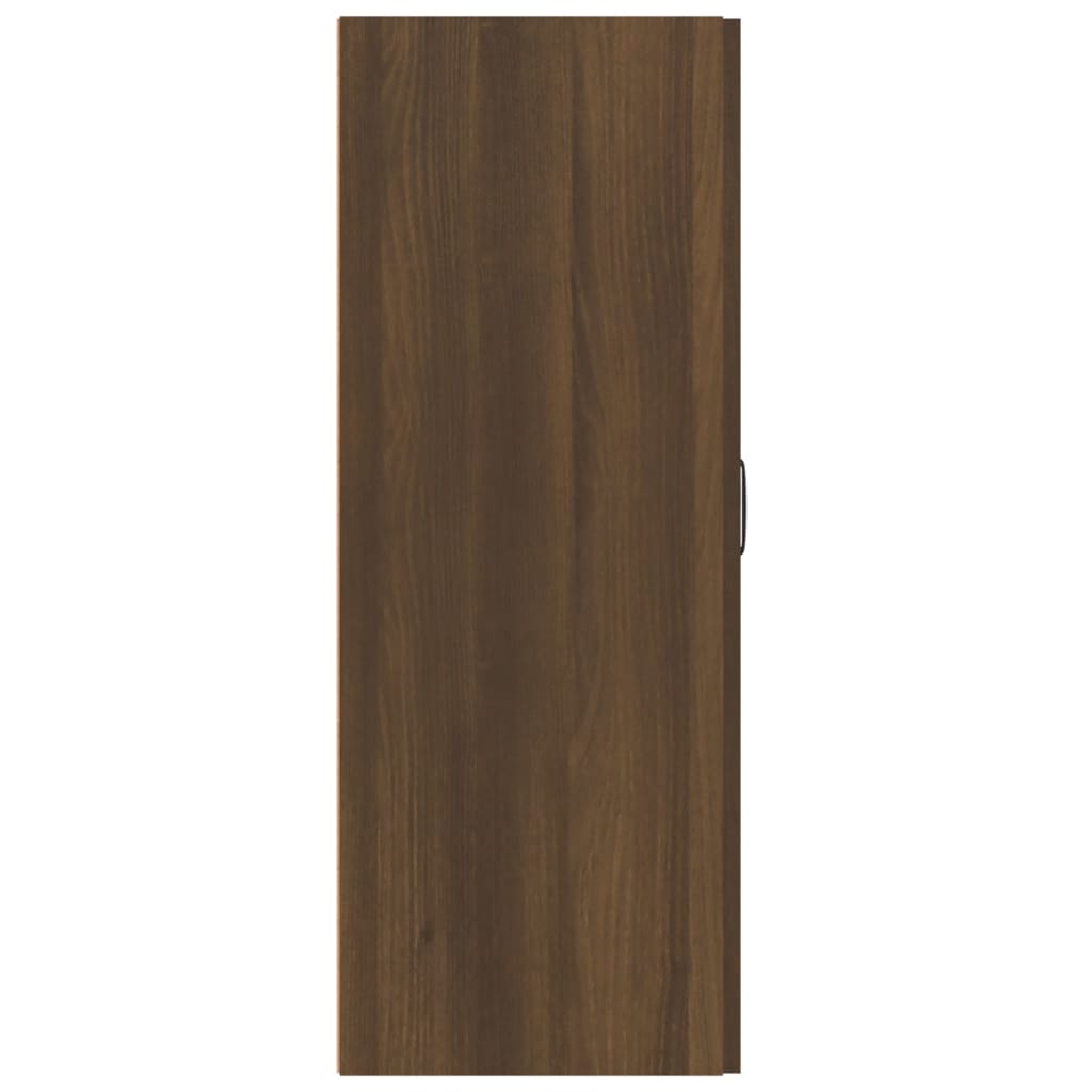 Riippuva kaappi ruskea tammi 69,5x34x90 cm tekninen puu - Sisustajankoti.fi