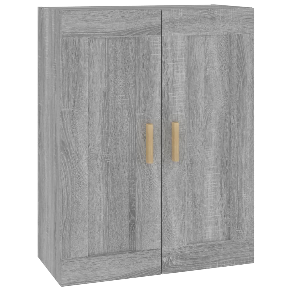 Seinäkaappi harmaa Sonoma 69,5x32,5x90 cm tekninen puu - Sisustajankoti.fi
