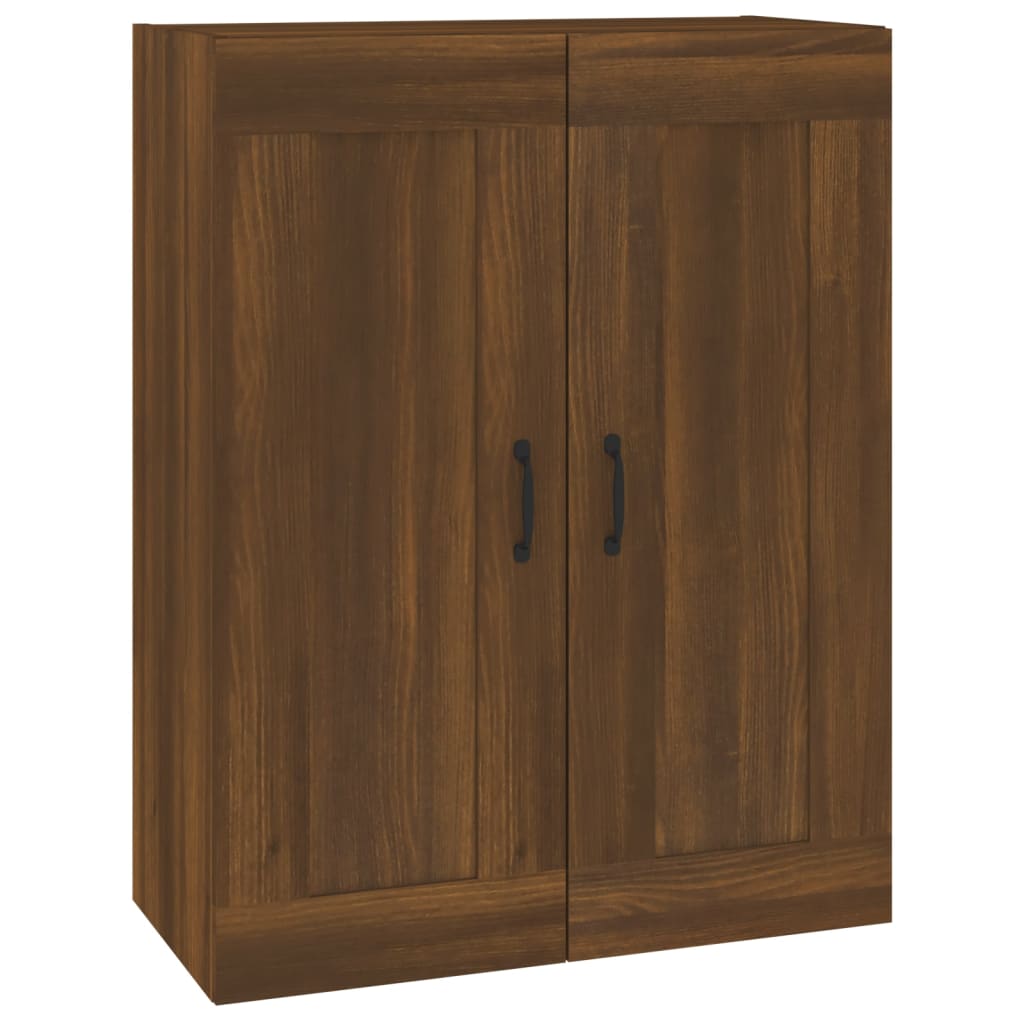 Riippuva seinäkaappi ruskea tammi 69,5x32,5x90 cm - Sisustajankoti.fi