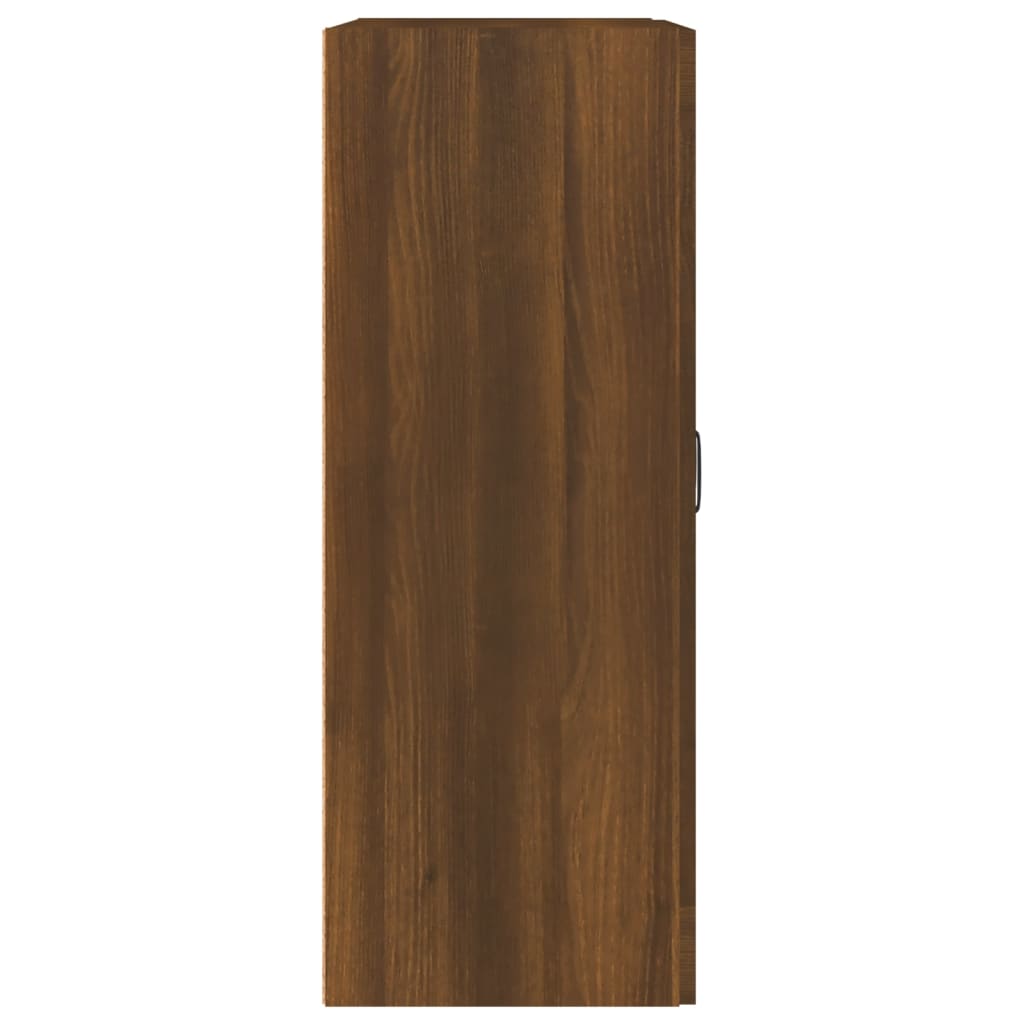 Riippuva seinäkaappi ruskea tammi 69,5x32,5x90 cm - Sisustajankoti.fi