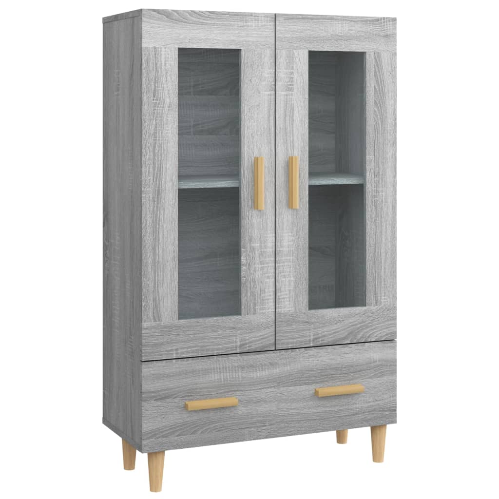 Kaappi harmaa Sonoma 70x31x115 cm tekninen puu - Sisustajankoti.fi