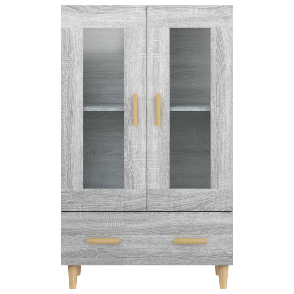 Kaappi harmaa Sonoma 70x31x115 cm tekninen puu - Sisustajankoti.fi