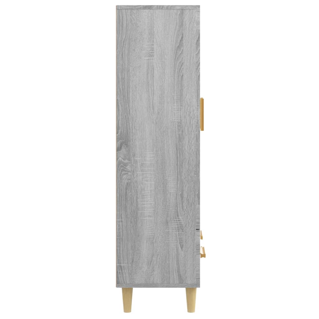 Kaappi harmaa Sonoma 70x31x115 cm tekninen puu - Sisustajankoti.fi