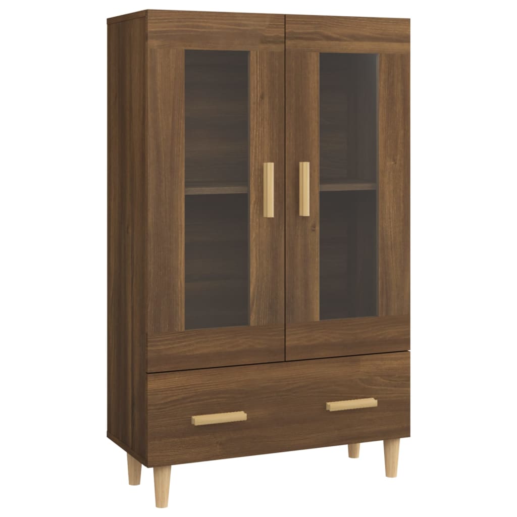 Kaappi ruskea tammi 70x31x115 cm tekninen puu - Sisustajankoti.fi