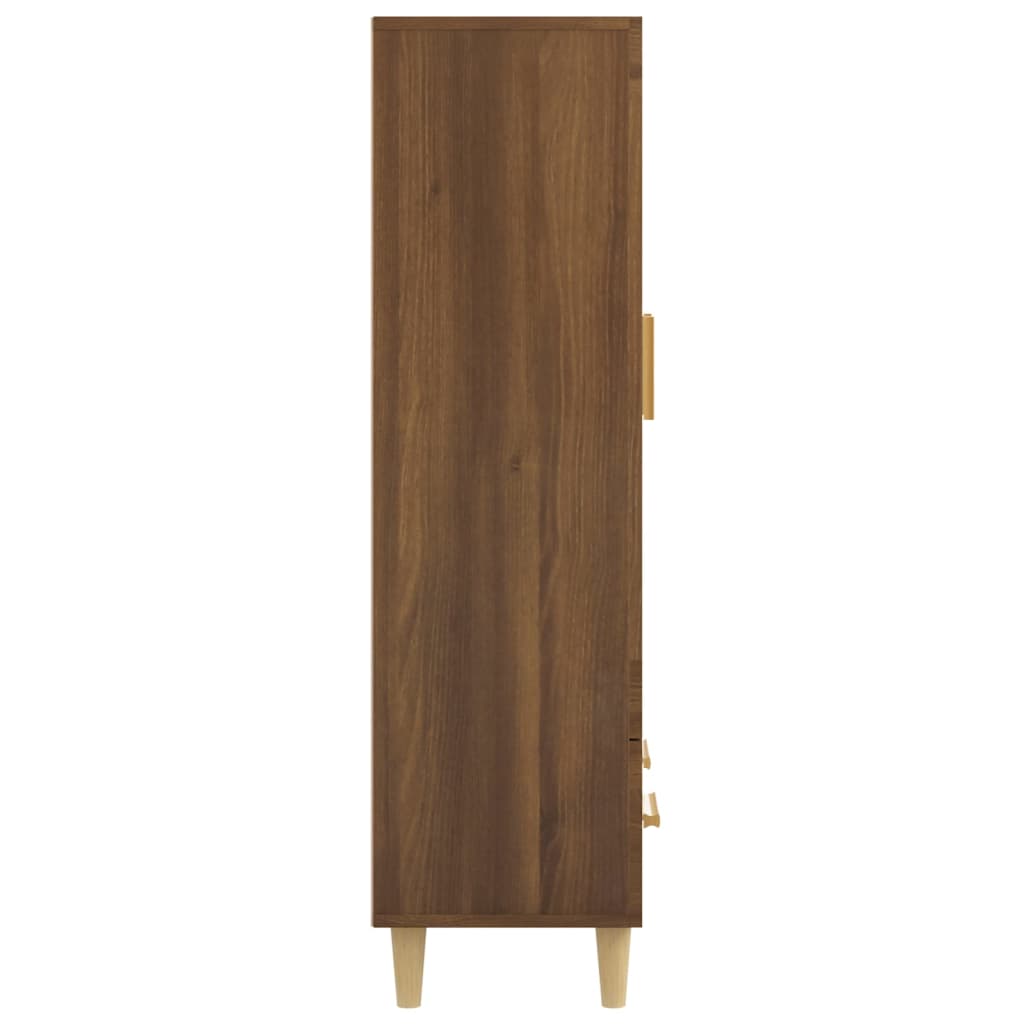 Kaappi ruskea tammi 70x31x115 cm tekninen puu - Sisustajankoti.fi