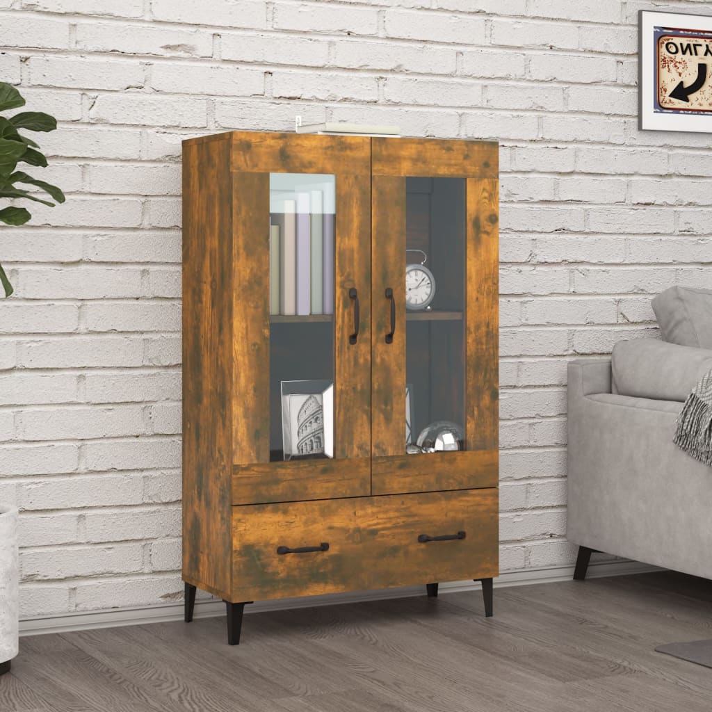 Kaappi savutammi 70x31x115 cm tekninen puu - Sisustajankoti.fi