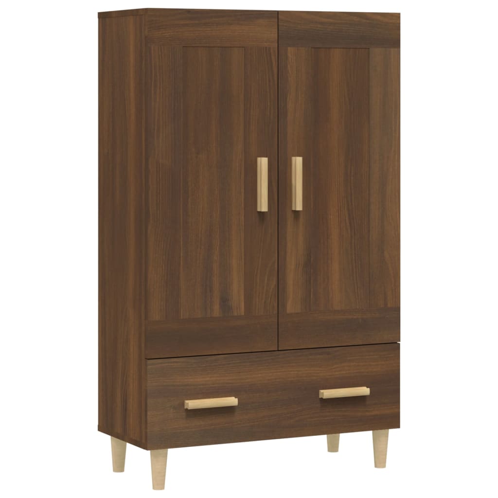 Kaappi ruskea tammi 70x31x115 cm tekninen puu - Sisustajankoti.fi