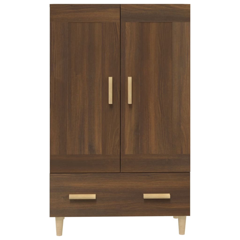 Kaappi ruskea tammi 70x31x115 cm tekninen puu - Sisustajankoti.fi