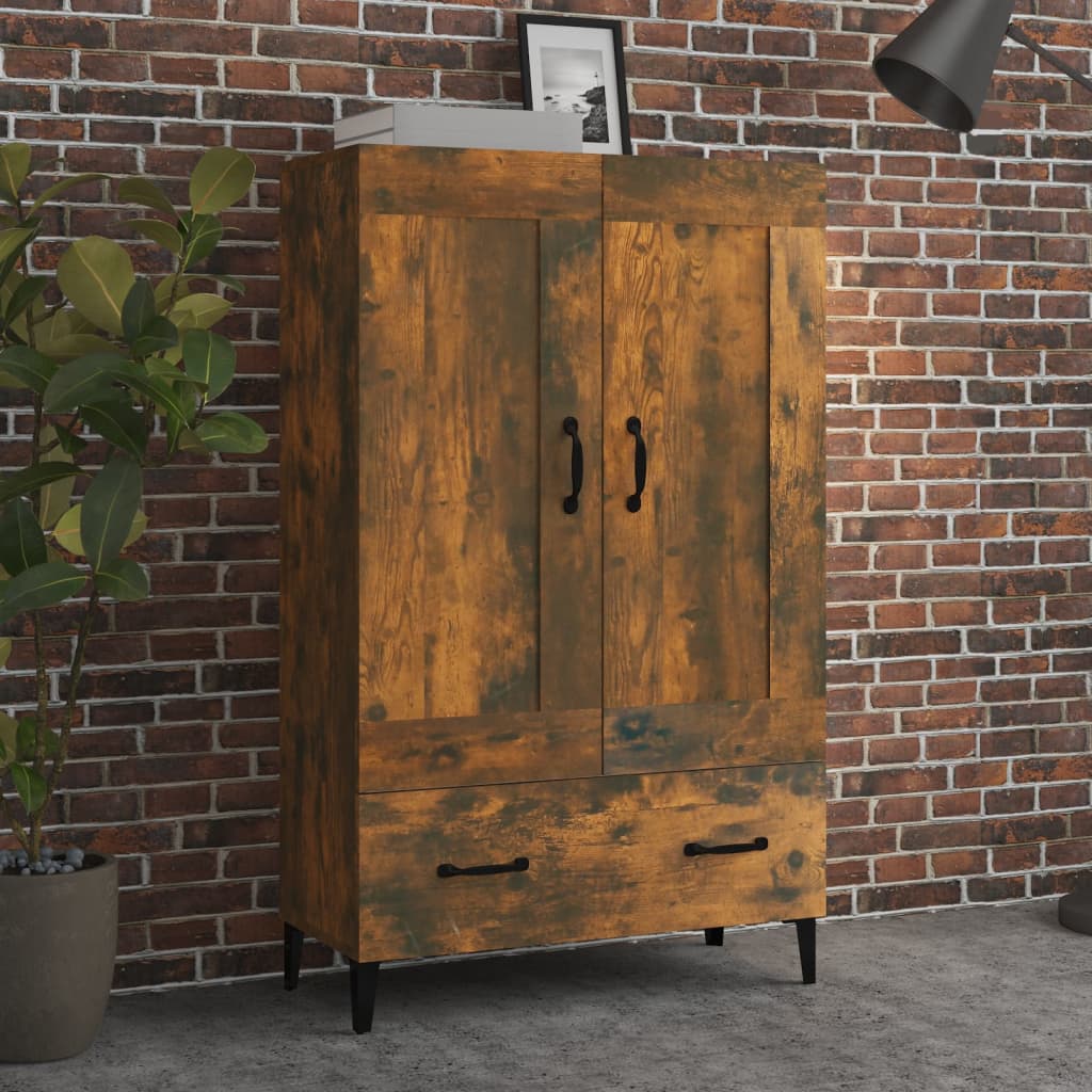 Kaappi savutammi 70x31x115 cm tekninen puu - Sisustajankoti.fi
