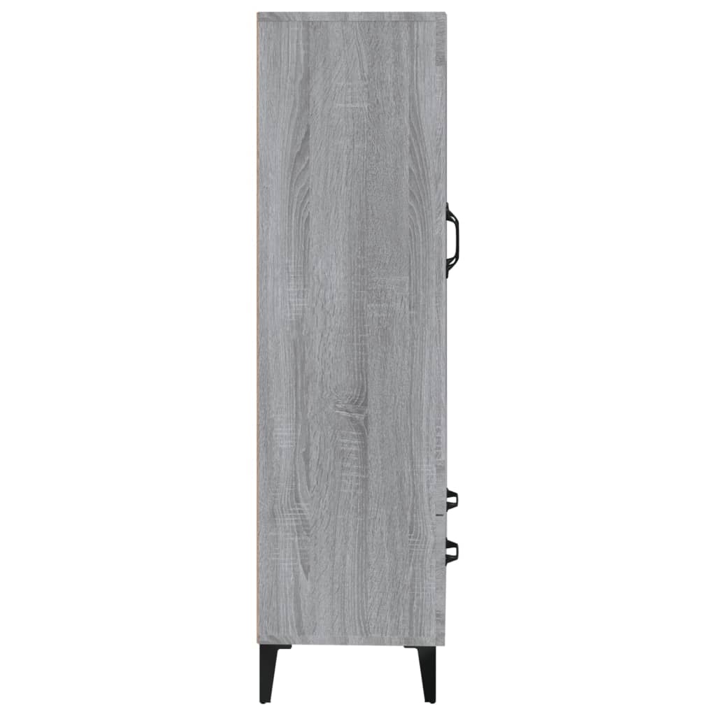 Kaappi harmaa Sonoma 70x31x115 cm tekninen puu - Sisustajankoti.fi