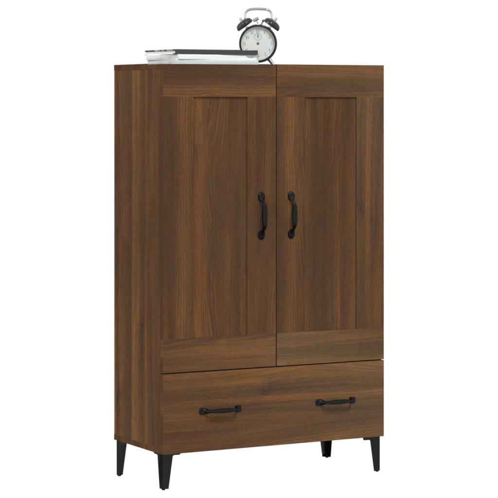 Kaappi ruskea tammi 70x31x115 cm tekninen puu - Sisustajankoti.fi