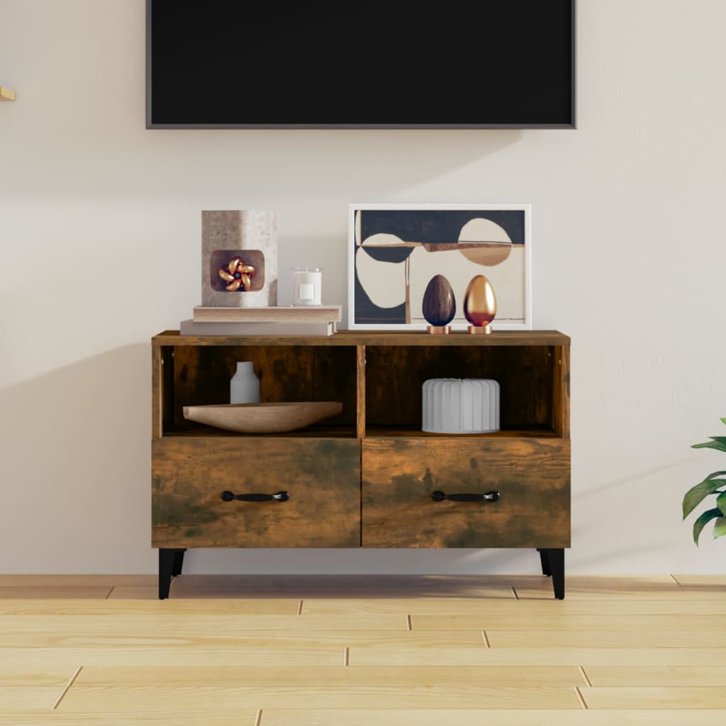 TV-taso savutammi 80x36x50 cm tekninen puu - Sisustajankoti.fi