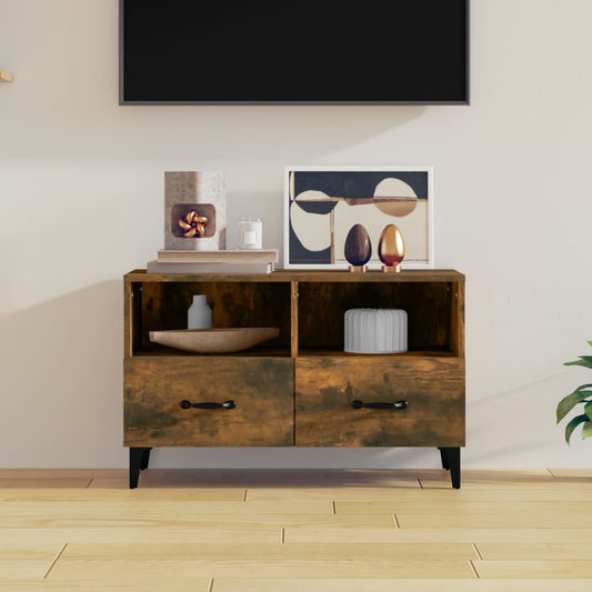 TV-taso savutammi 80x36x50 cm tekninen puu - Sisustajankoti.fi