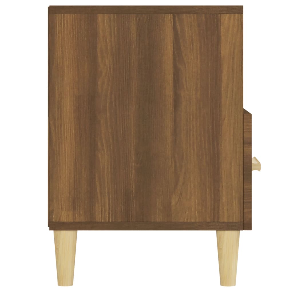 TV-taso ruskea tammi 102x36x50 cm tekninen puu - Sisustajankoti.fi