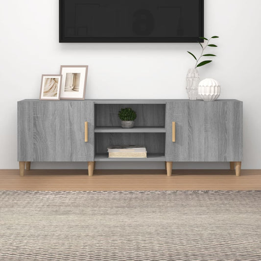 TV-taso harmaa Sonoma 150x30x50 cm tekninen puu - Sisustajankoti.fi