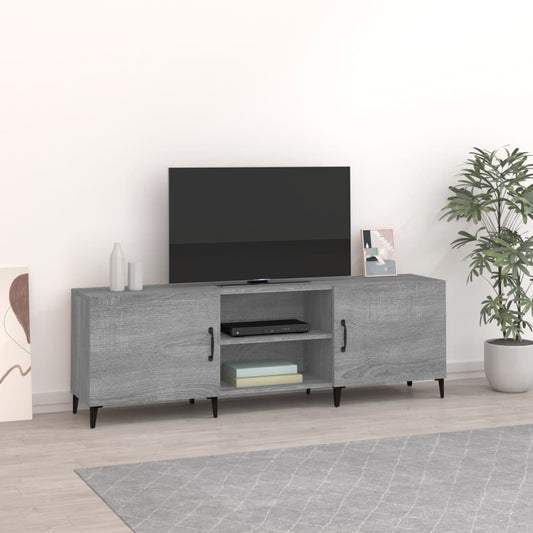 TV-taso harmaa Sonoma 150x30x50 cm tekninen puu - Sisustajankoti.fi