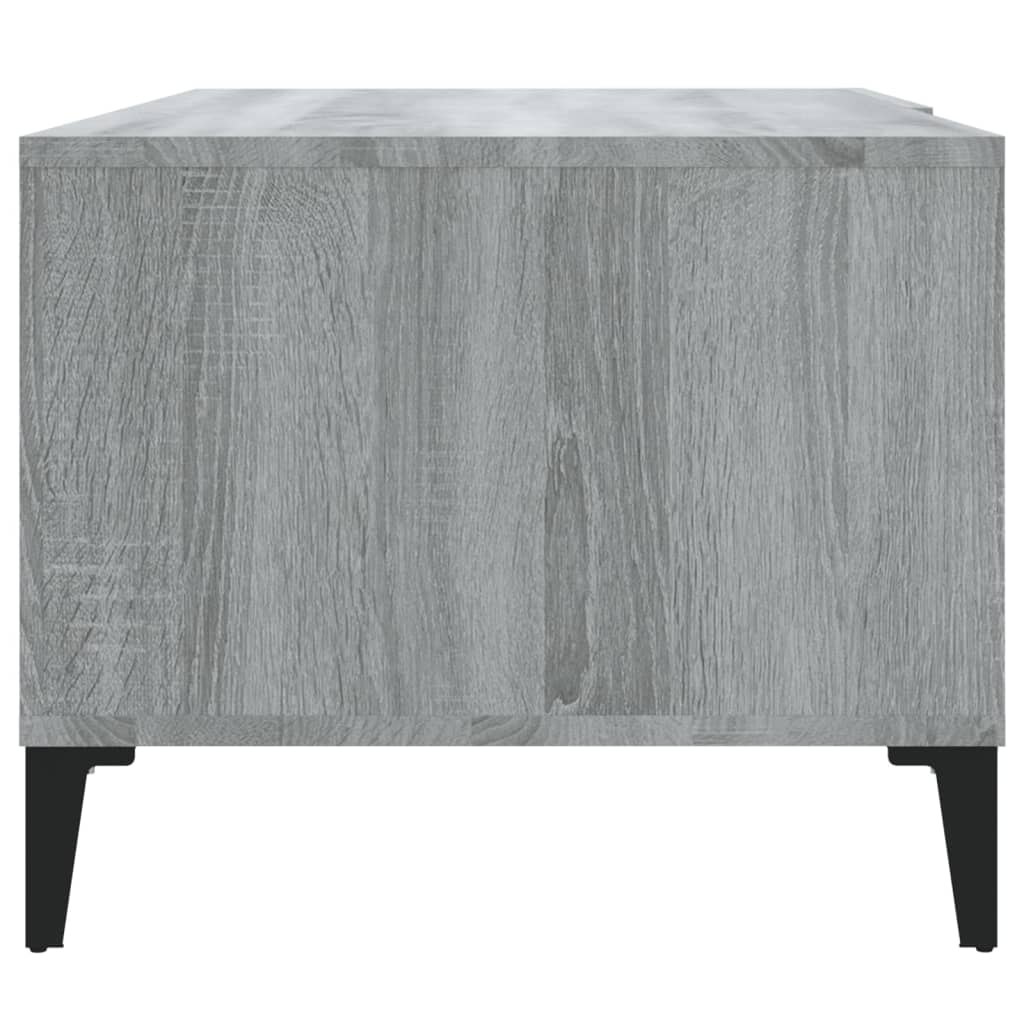 Sohvapöytä harmaa Sonoma 90x50x40 cm tekninen puu - Sisustajankoti.fi