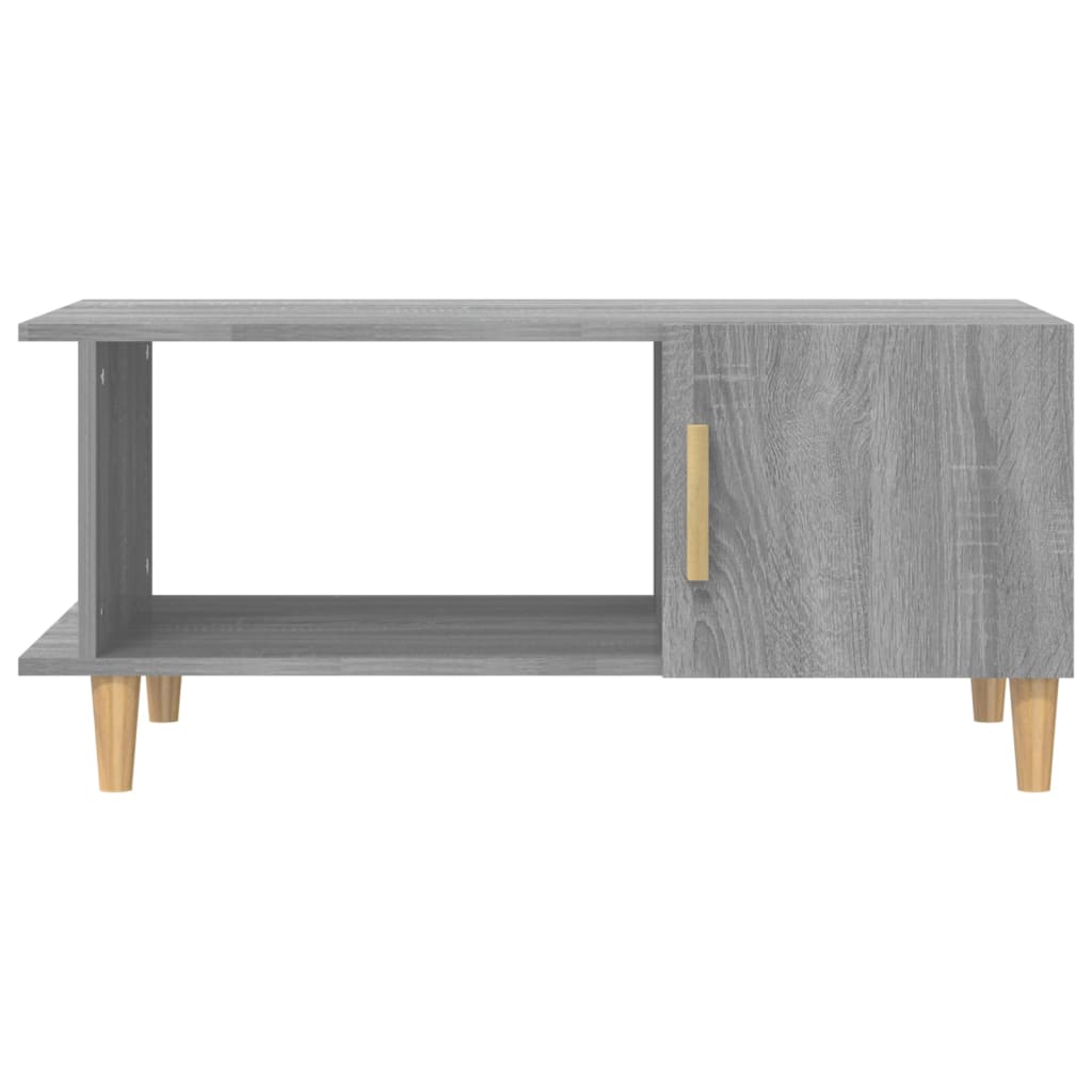 Sohvapöytä harmaa Sonoma 90x50x40 cm tekninen puu - Sisustajankoti.fi