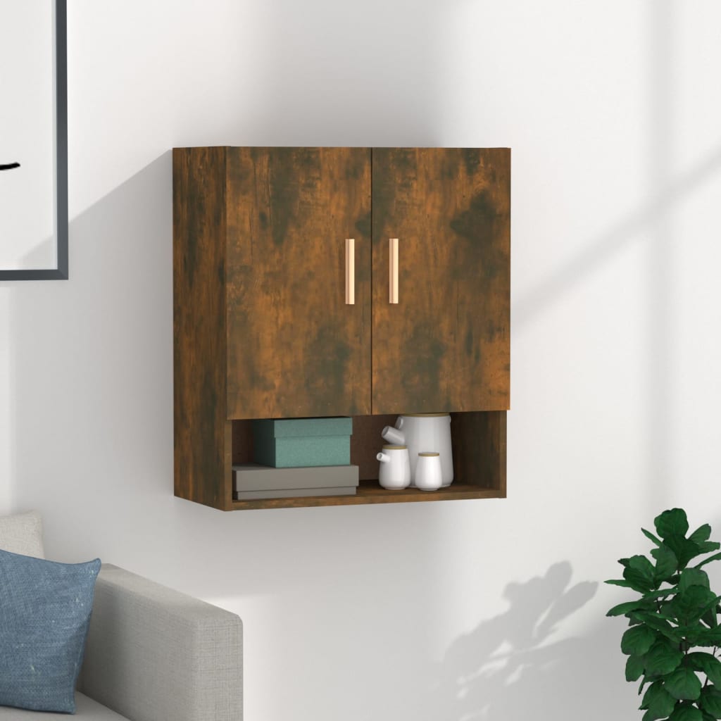 TV-seinäkaappi savutammi 60x31x70 cm tekninen puu - Sisustajankoti.fi
