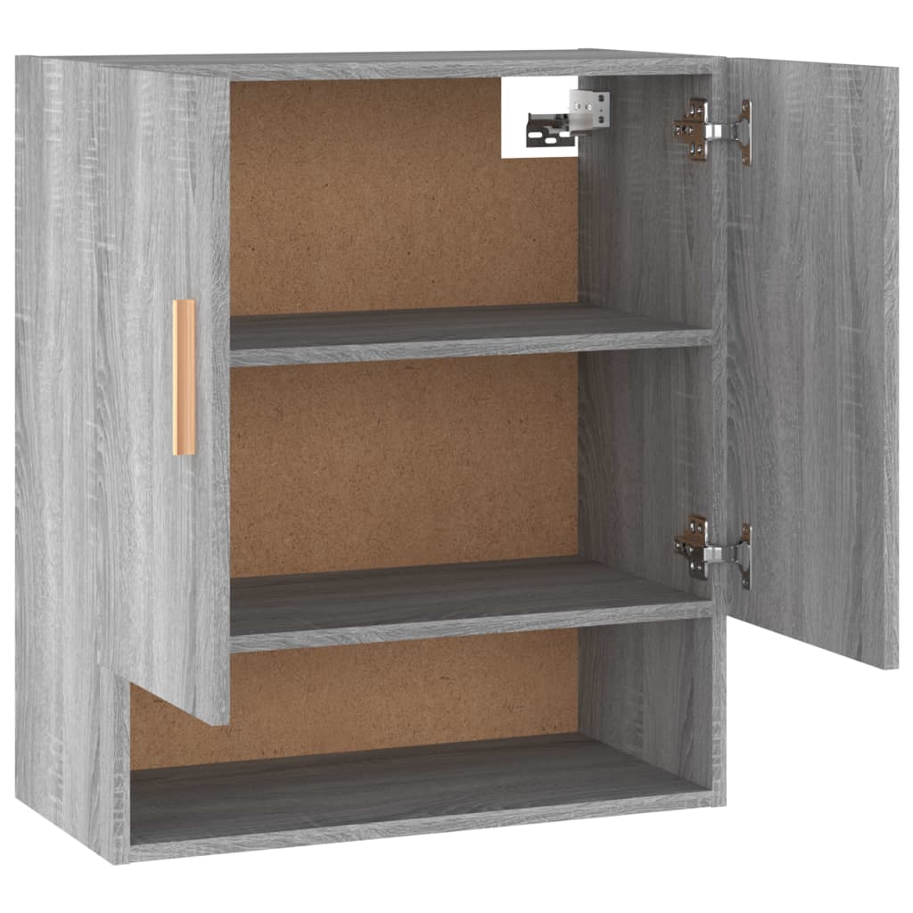 TV-seinäkaappi harmaa Sonoma 60x31x70 cm tekninen puu - Sisustajankoti.fi