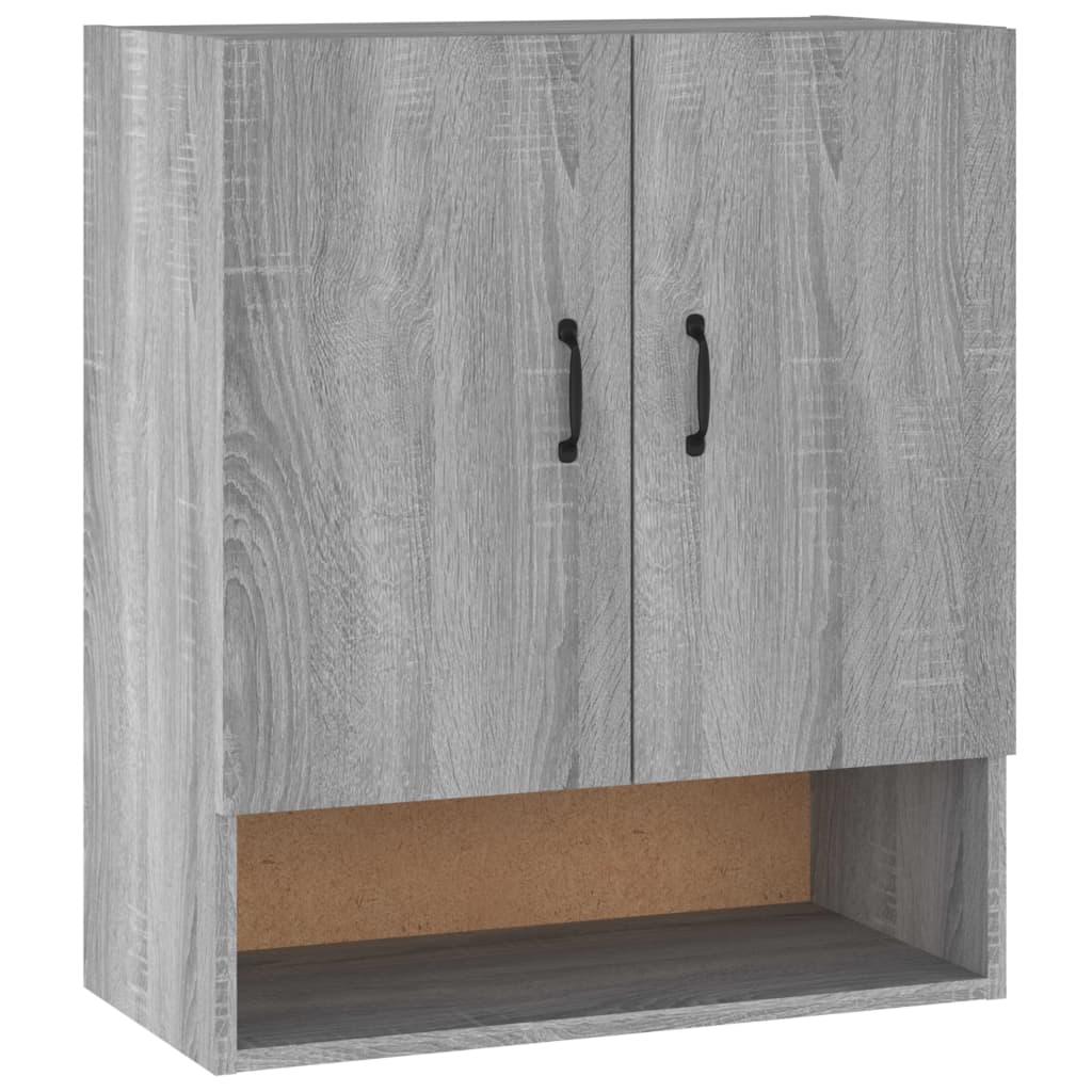 Seinäkaappi harmaa Sonoma 60x31x70 cm tekninen puu - Sisustajankoti.fi