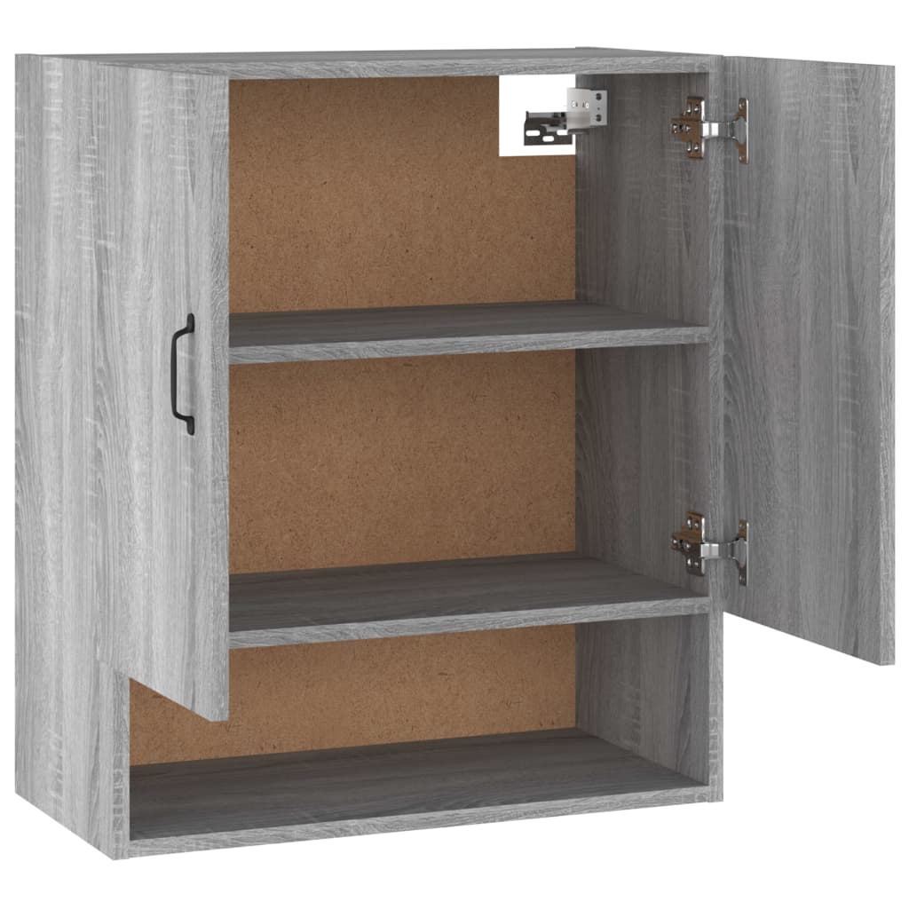 Seinäkaappi harmaa Sonoma 60x31x70 cm tekninen puu - Sisustajankoti.fi