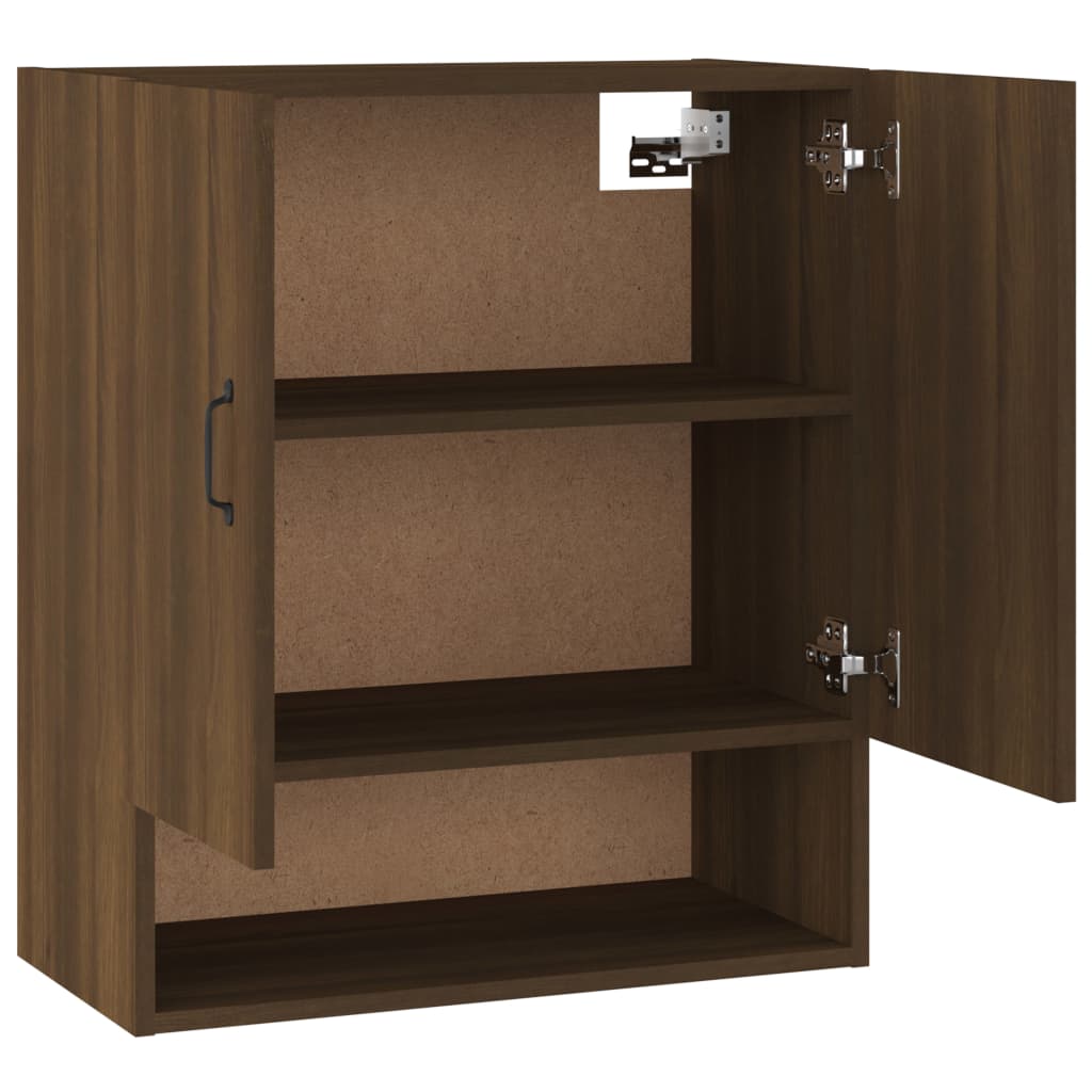 Seinäkaappi ruskea tammi 60x31x70 cm tekninen puu - Sisustajankoti.fi