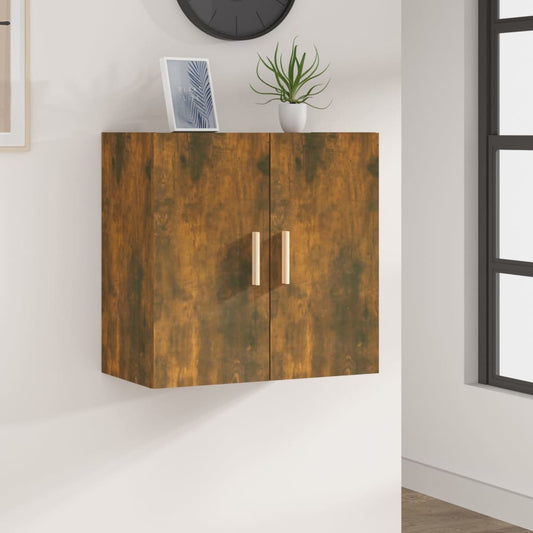 TV-seinäkaappi savutammi 60x30x60 cm tekninen puu - Sisustajankoti.fi