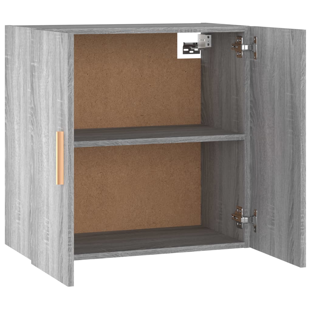 TV-seinäkaappi harmaa Sonoma 60x30x60 cm tekninen puu - Sisustajankoti.fi
