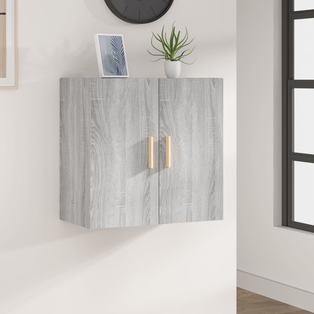 TV-seinäkaappi harmaa Sonoma 60x30x60 cm tekninen puu - Sisustajankoti.fi