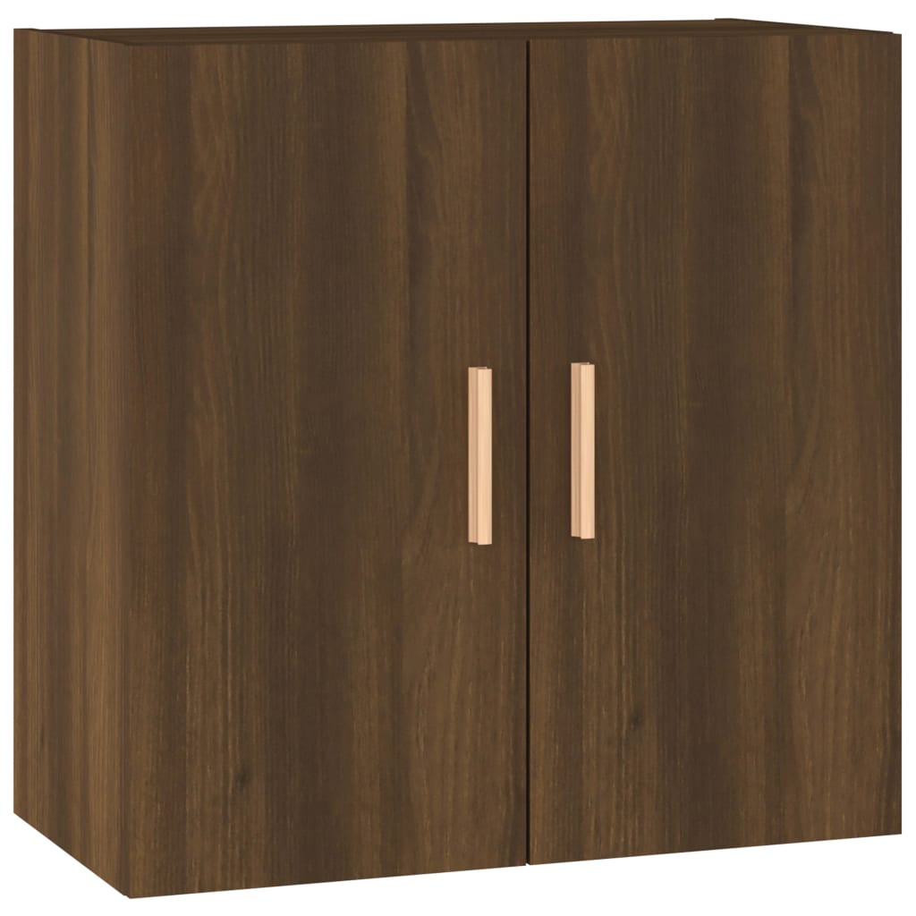 TV-seinäkaappi ruskea tammi 60x30x60 cm tekninen puu - Sisustajankoti.fi