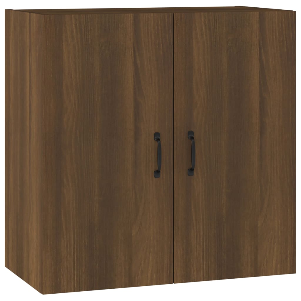 TV-seinäkaappi ruskea tammi 60x31x60 cm tekninen puu - Sisustajankoti.fi