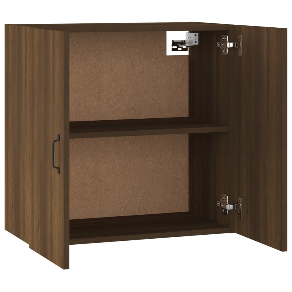 TV-seinäkaappi ruskea tammi 60x31x60 cm tekninen puu - Sisustajankoti.fi