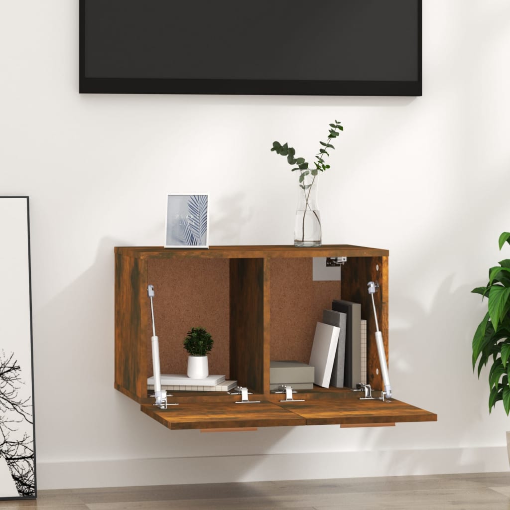 Seinäkaappi savutammi 60x36,5x35 cm tekninen puu - Sisustajankoti.fi