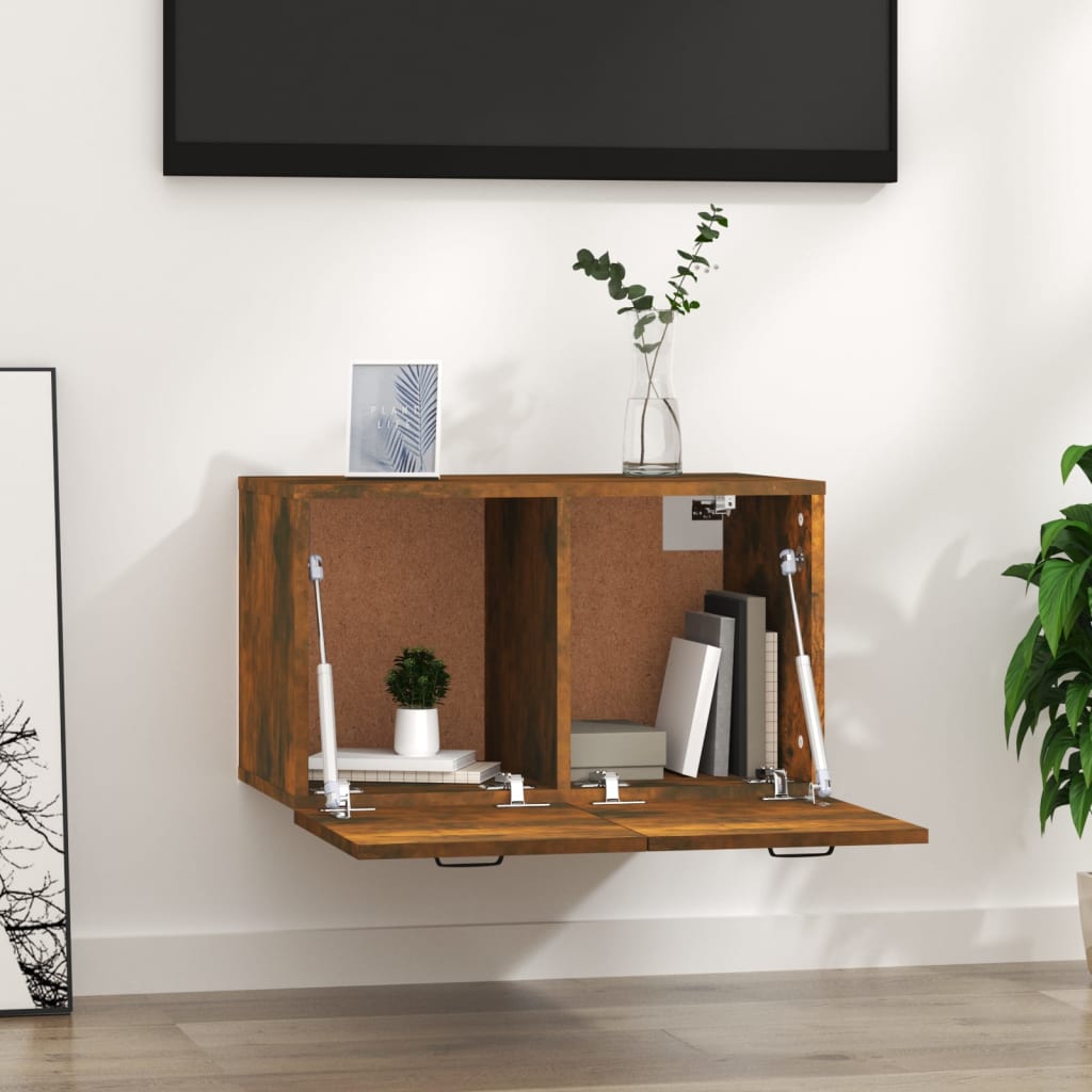 Seinäkaappi savutammi 60x36,5x35 cm tekninen puu - Sisustajankoti.fi