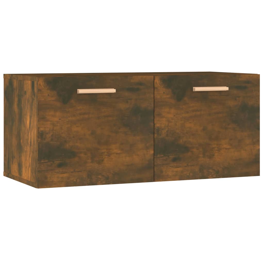 Seinäkaappi savutammi 80x35x36,5 cm tekninen puu - Sisustajankoti.fi