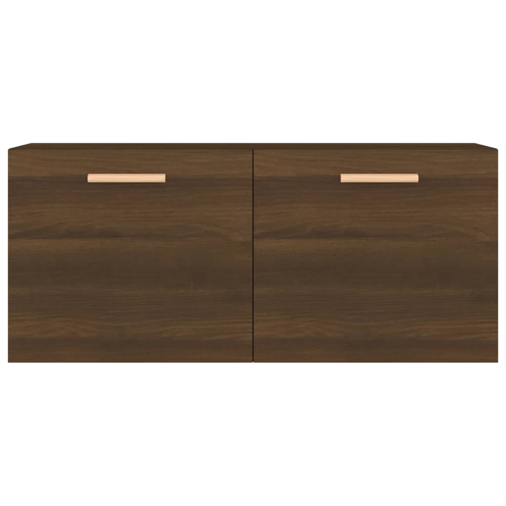 Seinäkaappi ruskea tammi 80x35x36,5 cm tekninen puu - Sisustajankoti.fi