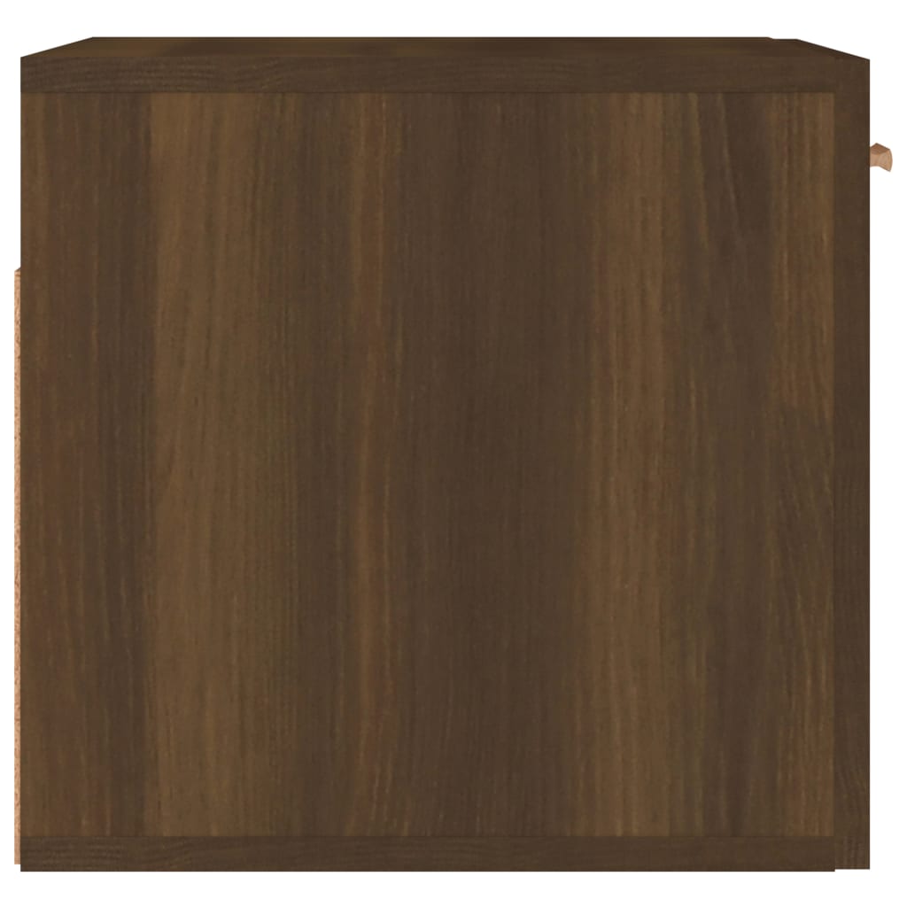 Seinäkaappi ruskea tammi 80x35x36,5 cm tekninen puu - Sisustajankoti.fi