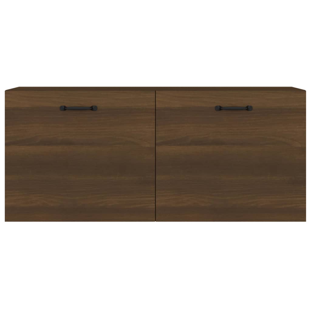 Seinäkaappi ruskea tammi 80x35x36,5 cm tekninen puu - Sisustajankoti.fi