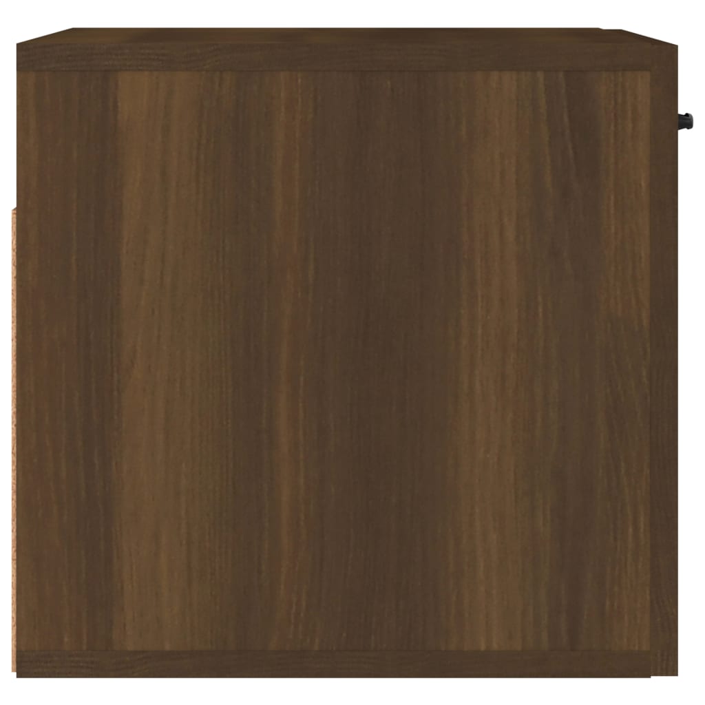 Seinäkaappi ruskea tammi 80x35x36,5 cm tekninen puu - Sisustajankoti.fi
