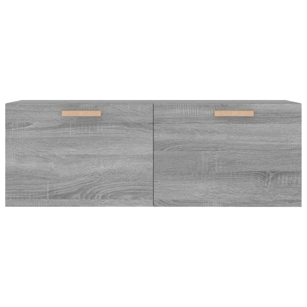 Seinäkaappi harmaa Sonoma 100x36,5x35 cm tekninen puu - Sisustajankoti.fi