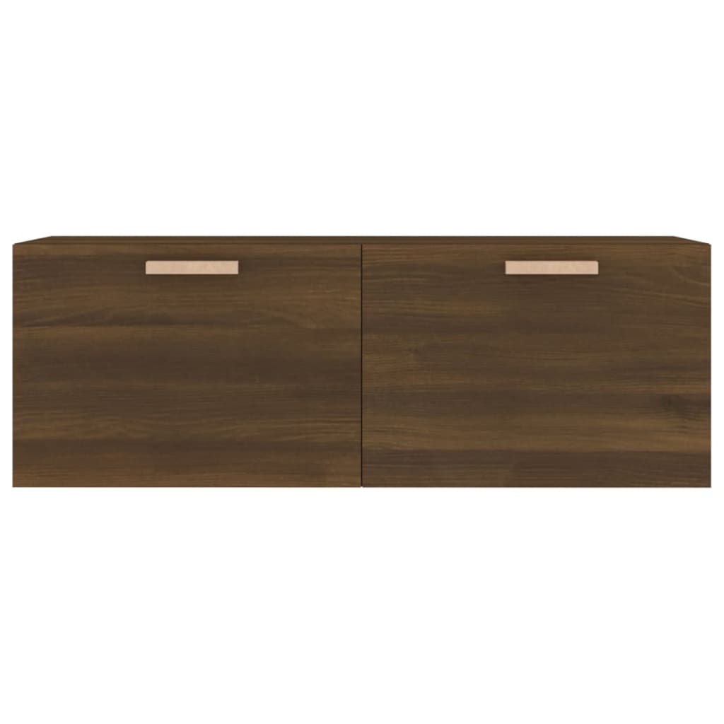 Seinäkaappi ruskea tammi 100x36,5x35 cm tekninen puu - Sisustajankoti.fi