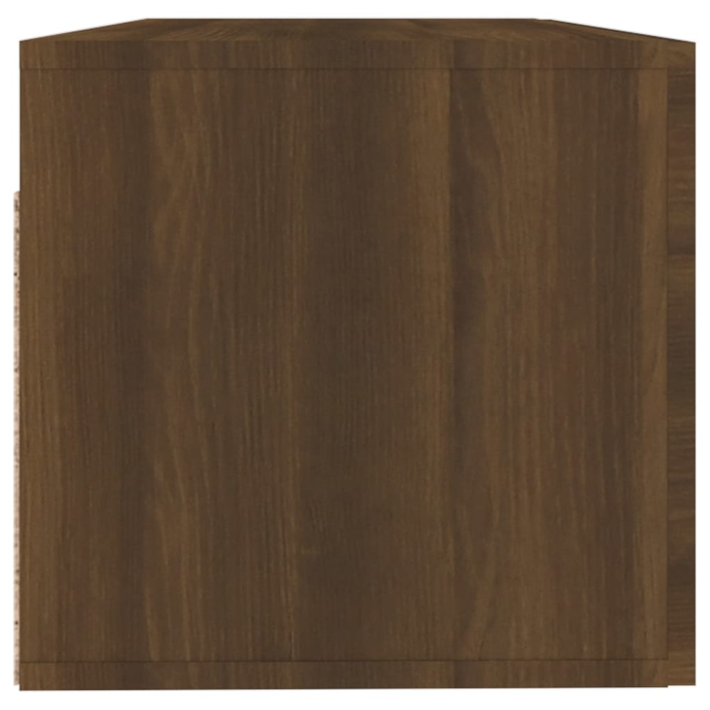 Seinäkaappi ruskea tammi 100x36,5x35 cm tekninen puu - Sisustajankoti.fi